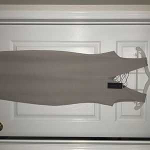 Grey midi dress